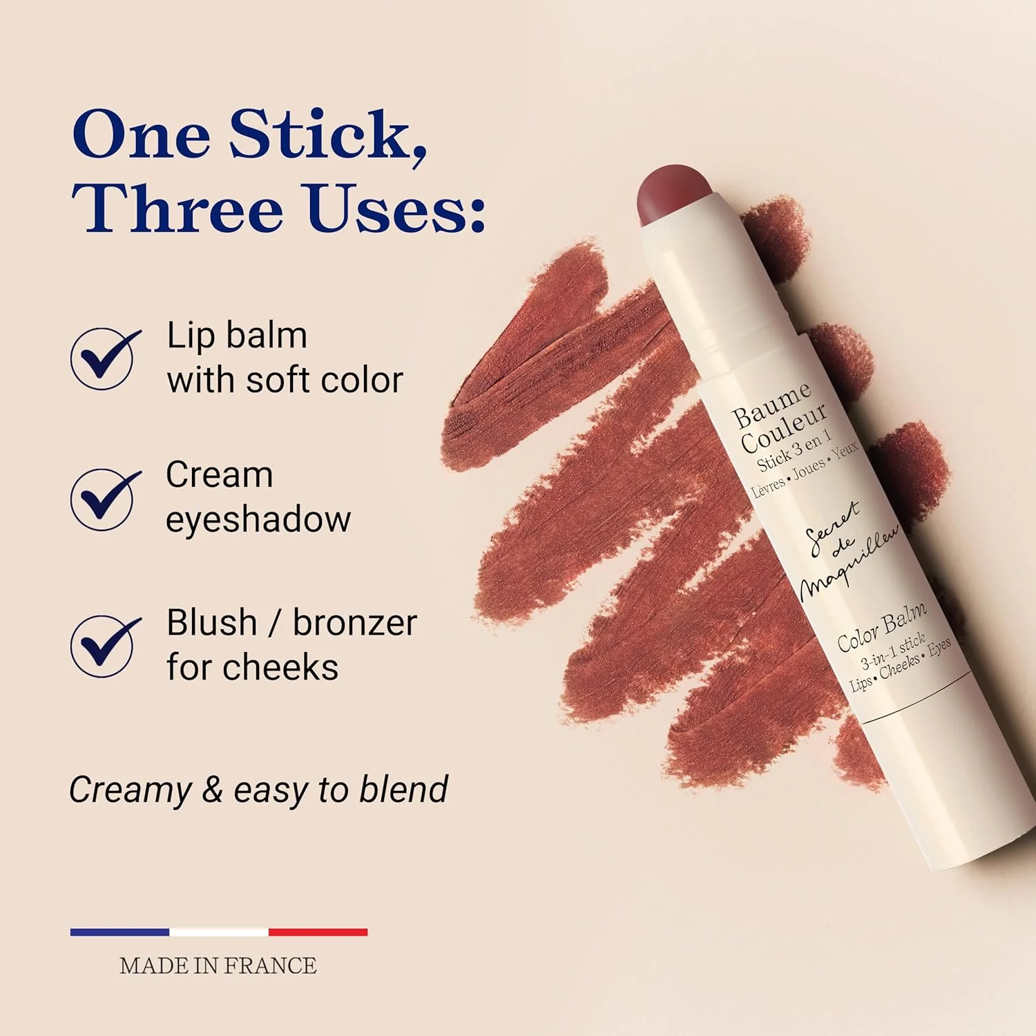Color Balm 3-in-1 Stick - Mocha - Image 4